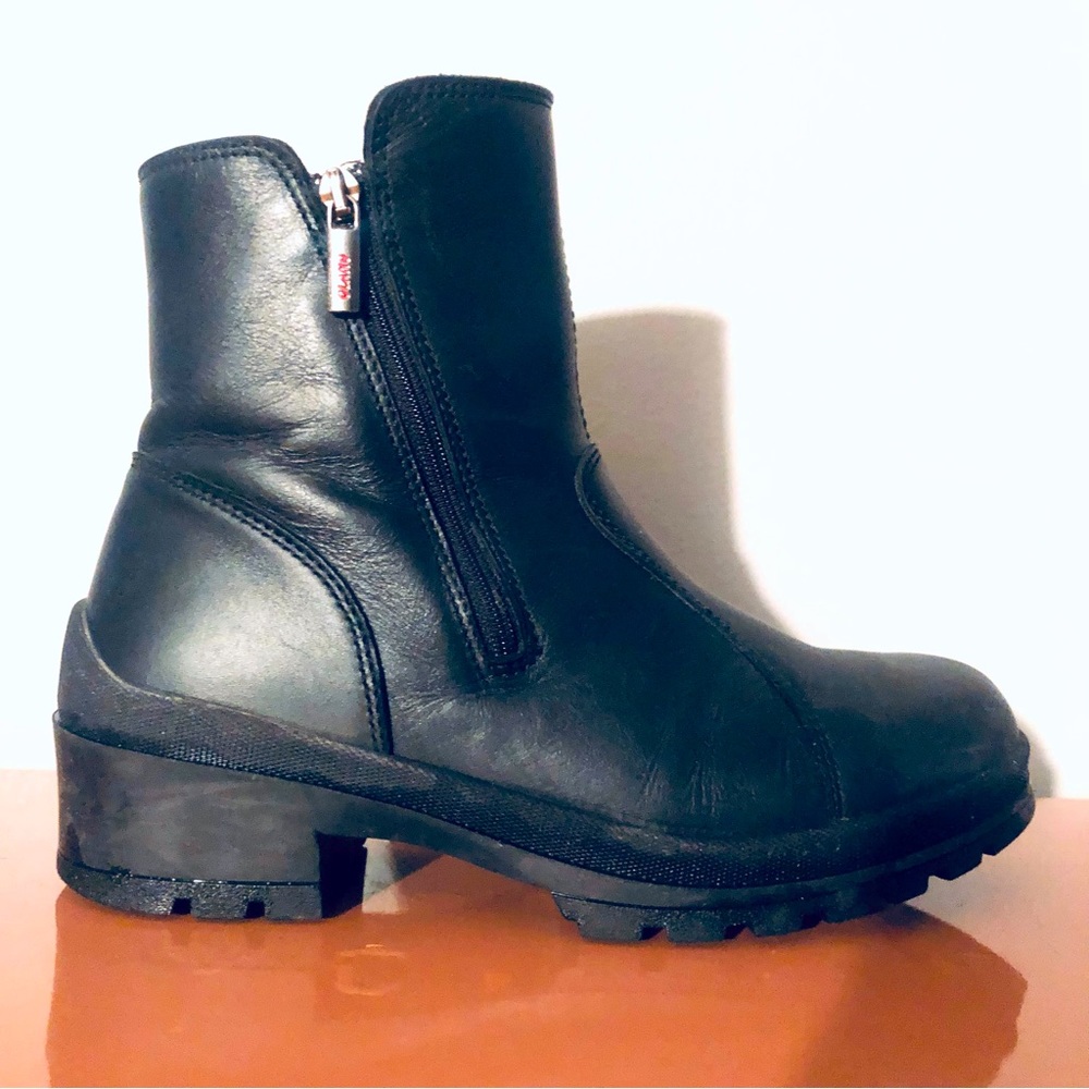 Olang Mara Winter Snow Boots - Flip Grips - Leather, heel, warm & waterproof!